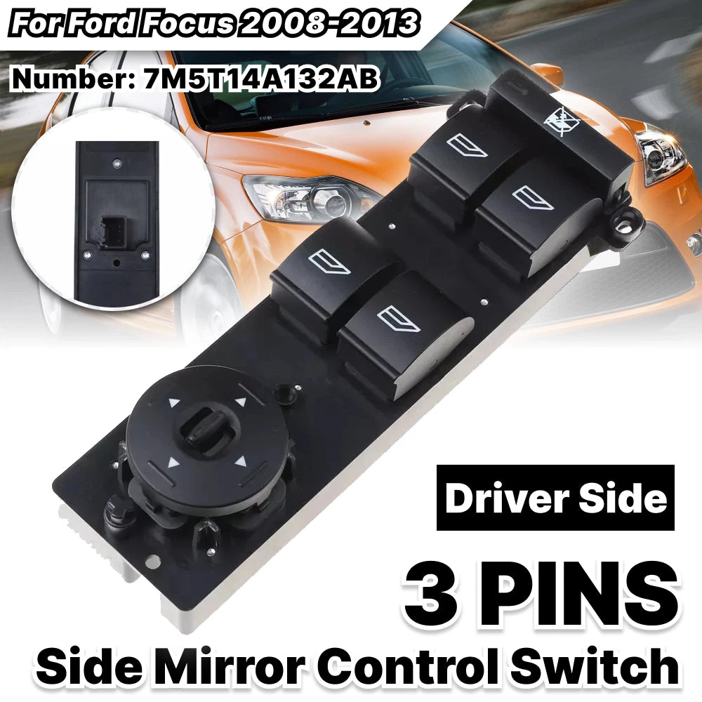 Master Power Window Switch for Ford Focus (2008–2013) 7M5T14A132AB