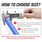 Heat Shrink Sleeve for Fishing Rod 18mm to 35mm Luminous Anti Slip Grip