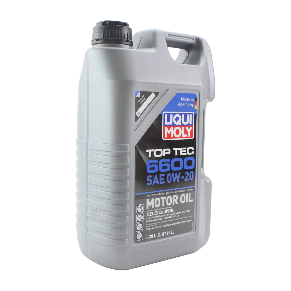 Set of 4 Liqui Moly Top Tec 6600 0W-20 Engine Motor Oil (20L)