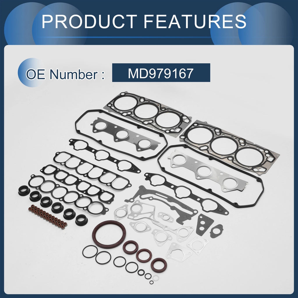 Cylinder Head Gasket Kit No.MD979167 for Mitsubishi 6G75 (2000–2006)