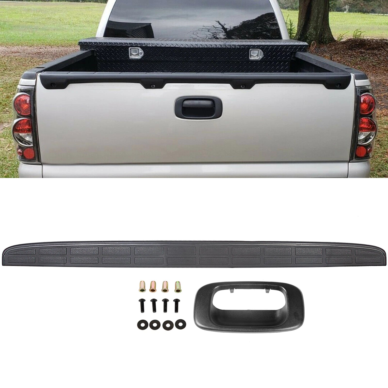 Tailgate Spoiler Cap Molding for Silverado (1999–2007)