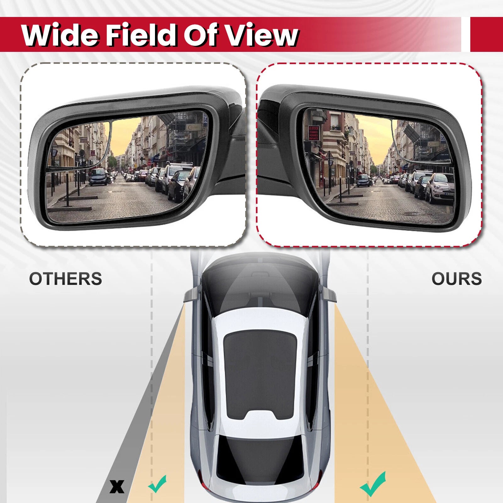 Heated Side Power Mirrors with Turn Signal for Ford Explorer (2016-2019)