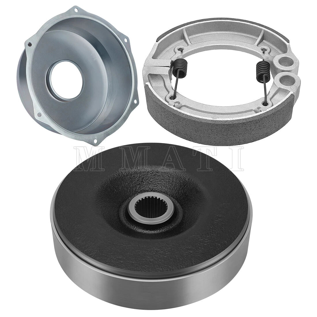 Rear Brake Drum Shoes Cover Kit for Yamaha Kodiak 400, Big Bear 250, 400 (1993–2006)