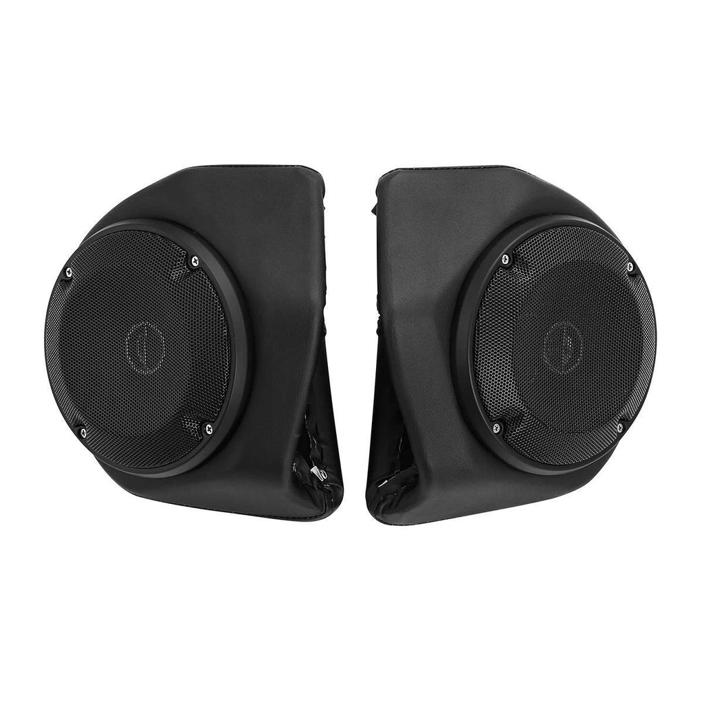 Black King Trunk Backrest Pad & Speakers for Harley Electra Glide (2014–2025)