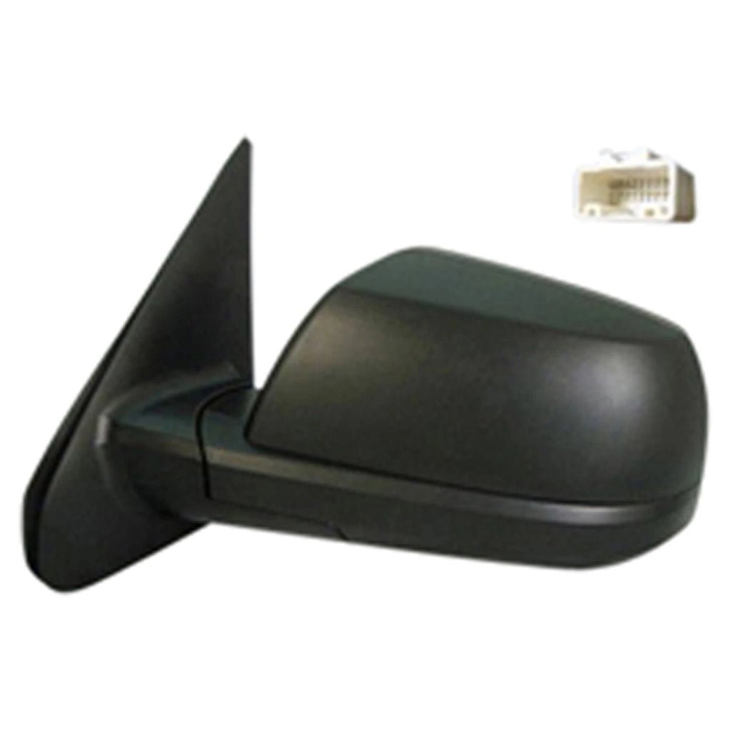 Replacement Driver Side Power Door Mirror w/o Cold Climate Spec w/o Heated Glass