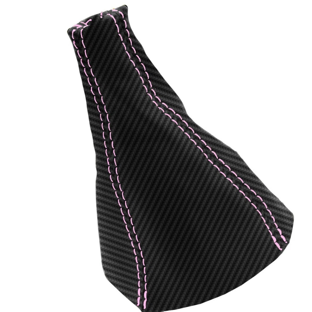 Manual Shift Boot Carbon for Chevrolet Cobalt (2005–2010) Pink Stitch