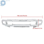 Chrome Front Bumper for Ford F250 F350 (2023–2025) with Fog & Sensor Holes