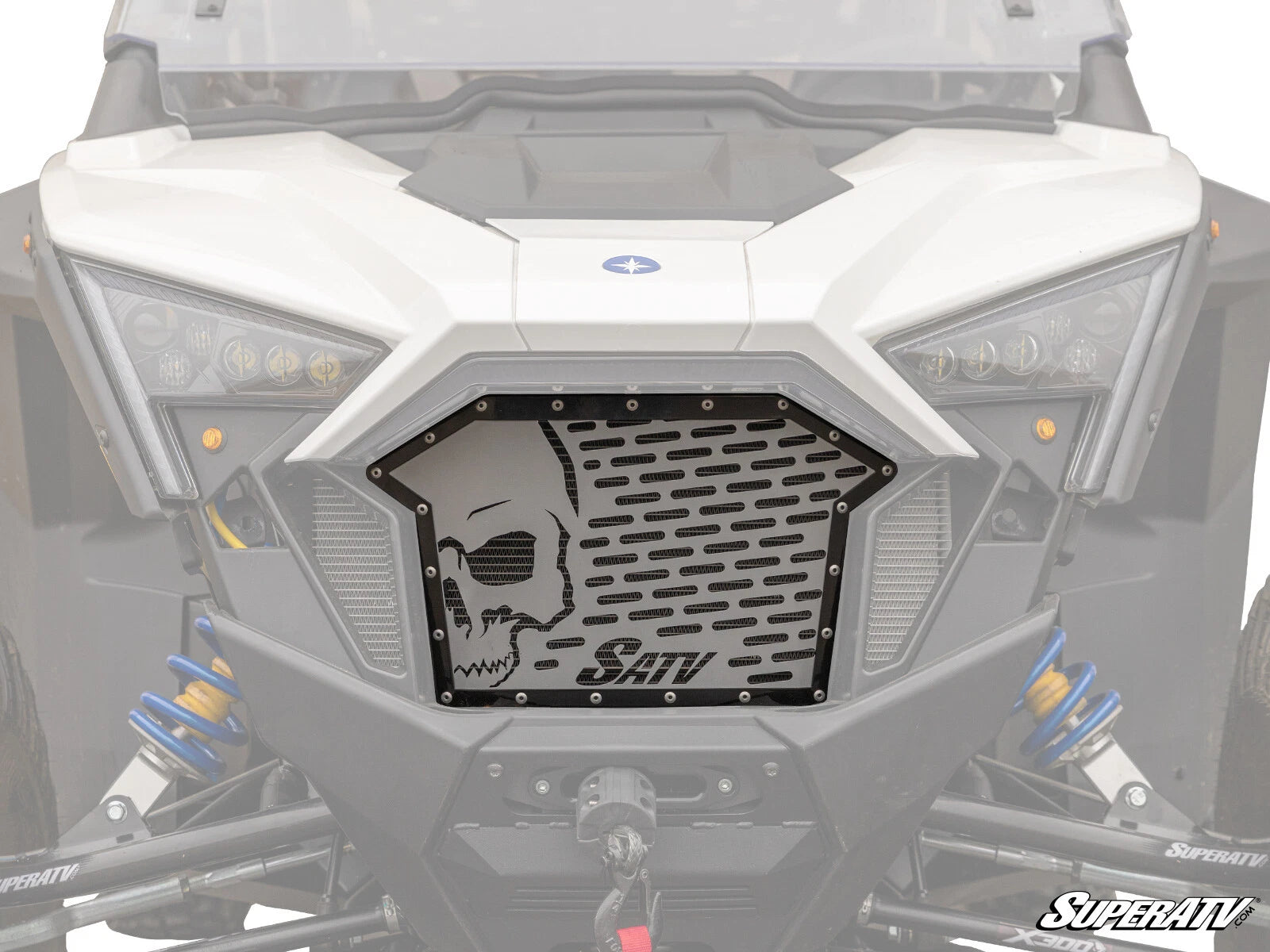 Skull Style Grille Insert for Polaris RZR PRO XP/PRO R/Turbo R (2020–2023)