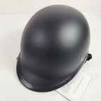 Motorcycle Helmet DOT Certified for Trooper (Dull Black Matte, Size XL)
