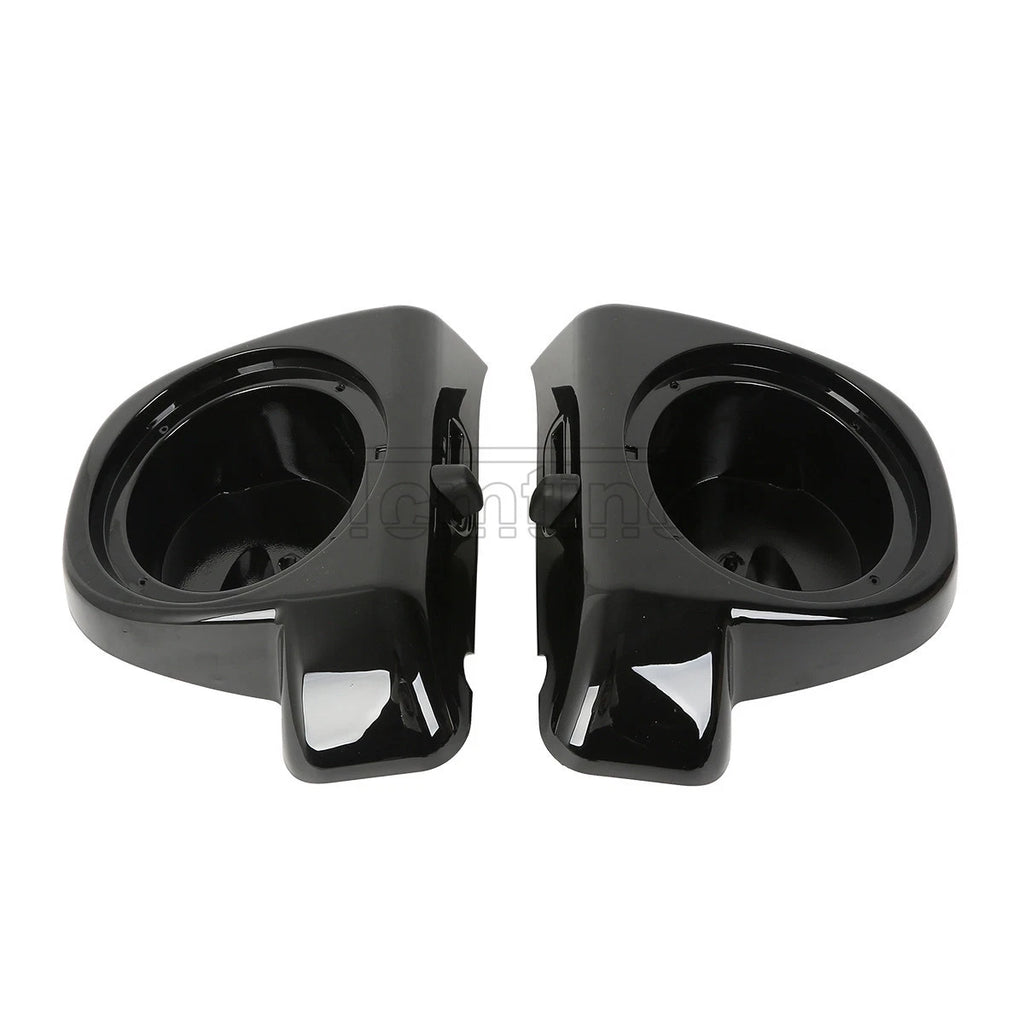 Speaker Pods for Harley Touring (2014–2024) - Black ABS, 6.5" Vented