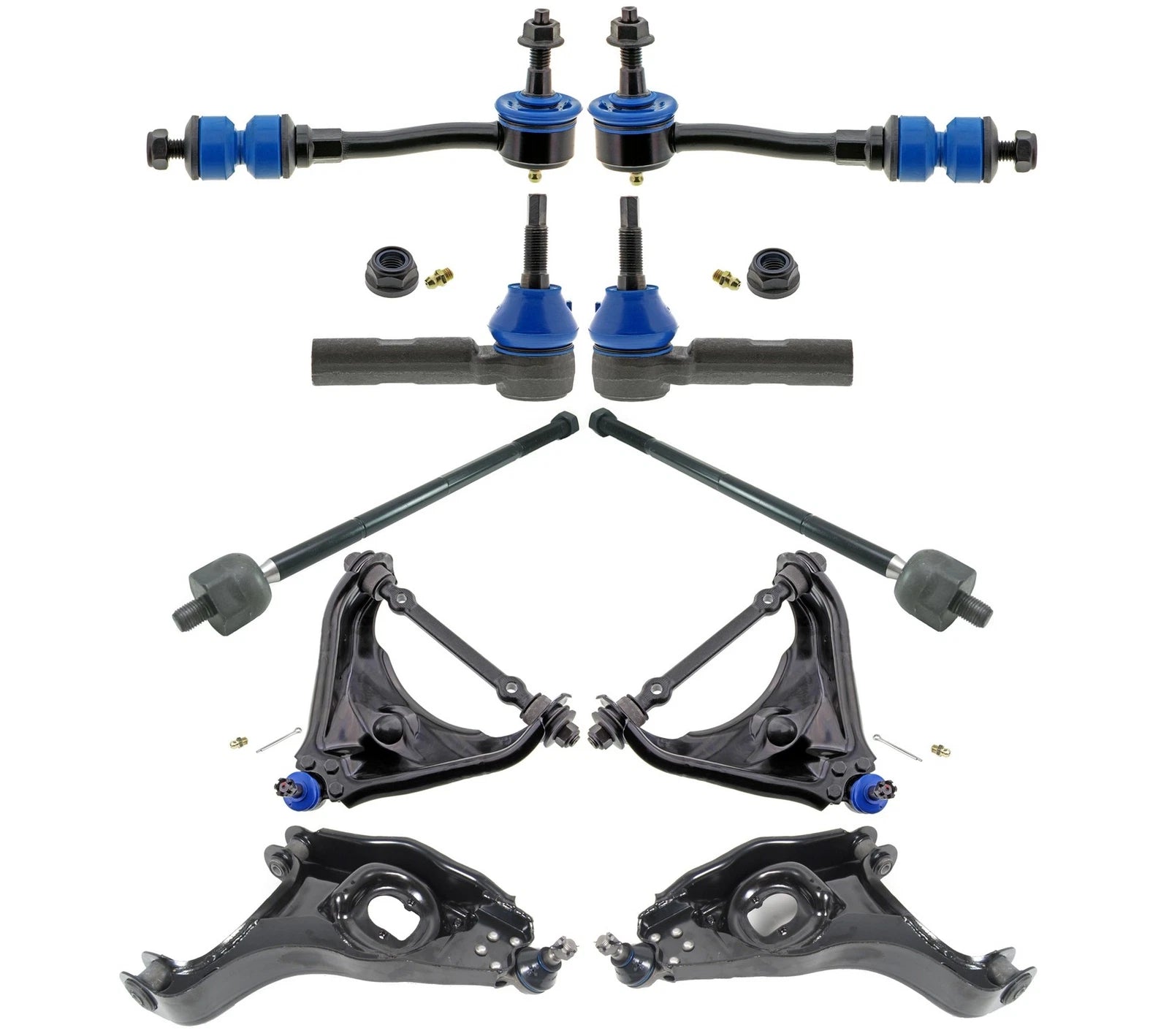 10pc Front End Steering & Suspension Kit for Dodge