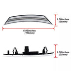 2X Clear Lens Amber LED Front Side Marker Lights for Chevrolet Trailblazer (2021–2024)