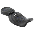 Rider Passenger Seat & Backrest Pad for Harley Touring Electra Glide (2014–2023)