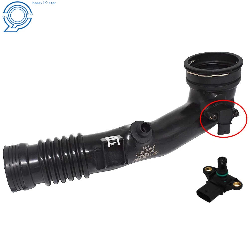 Turbo Intercooler Pipe Hose for BMW 3 Series (2011-2017) Black