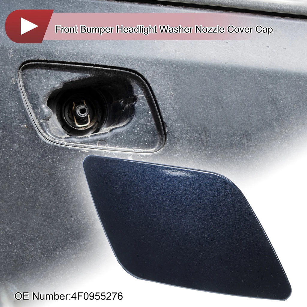 Front Right Washer Nozzle Cover Cap No. 4F0955276 for Audi A6 (2005–2008) Blue