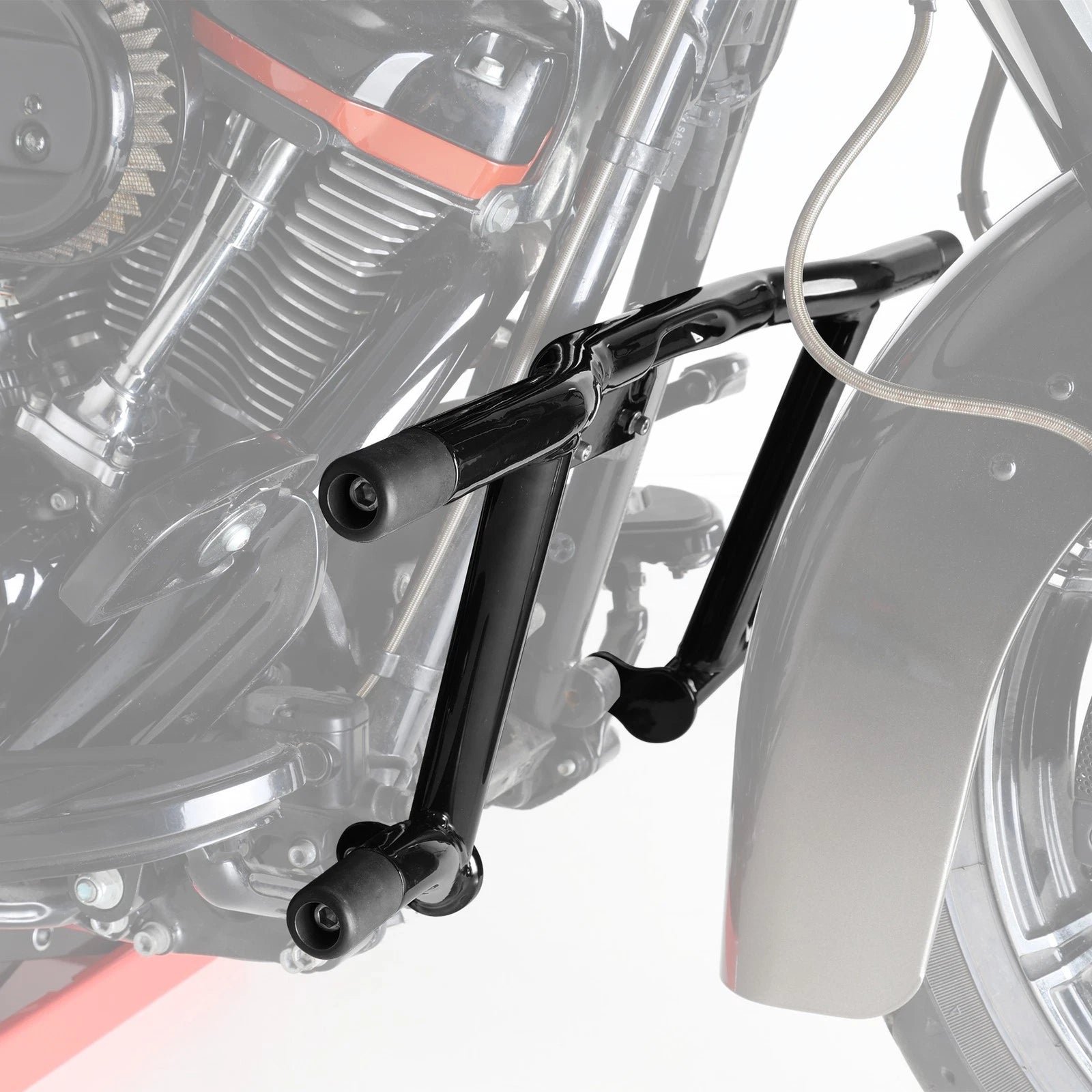 Front Highway Engine Guard Crash Bar for Harley Street Road Glide (2009–Present)