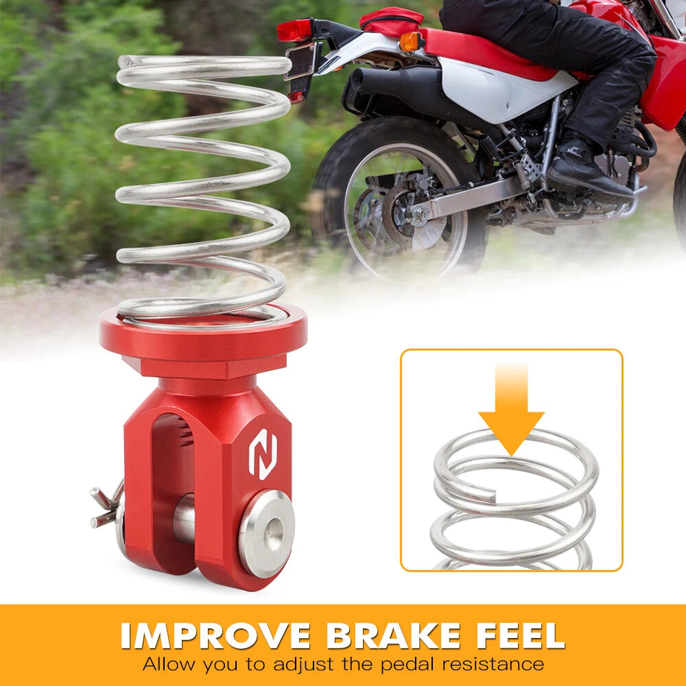 CNC Aluminum Rear Brake Pedal Return Spring Kit for Honda XR650L (1993–2025)