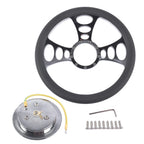 Chrome 14" Half Wrap Steering Wheel for Universal Fit (Various Models)