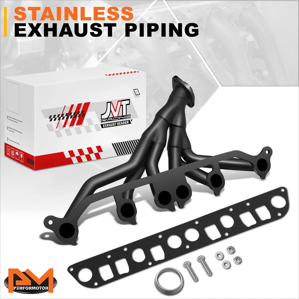 Stainless Steel Exhaust Header Manifold for Jeep Cherokee 90-99 4.0 L6