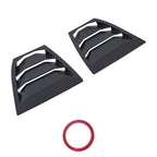 Gloss Black Side Window Louvers ABS for Mazda 3 Axela 2014-2018 Plastic