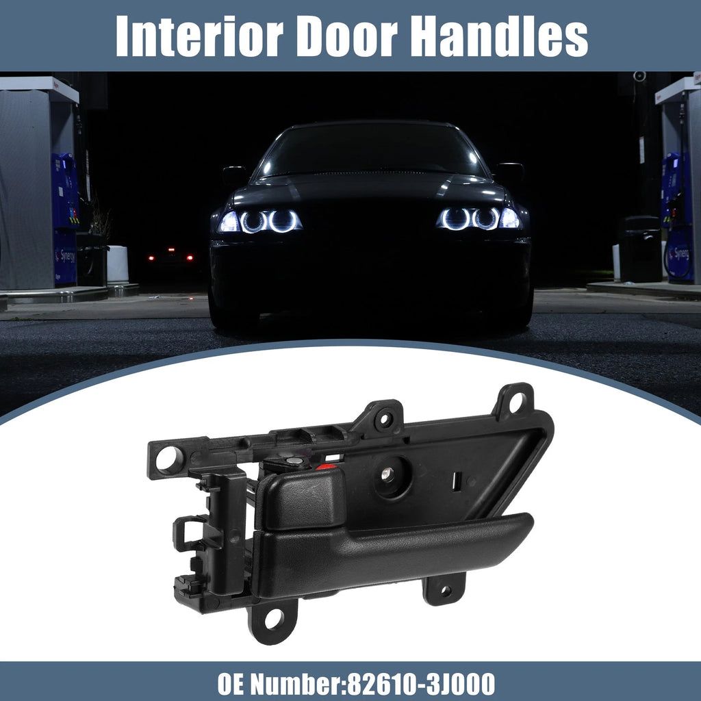 Front Left Driver Side Interior Door Handle for Hyundai Veracruz (2007–2012) Black