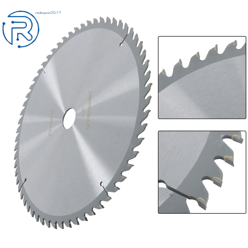 12-Inch 60 Tooth Carbide Saw Blade for Wood Cutting 