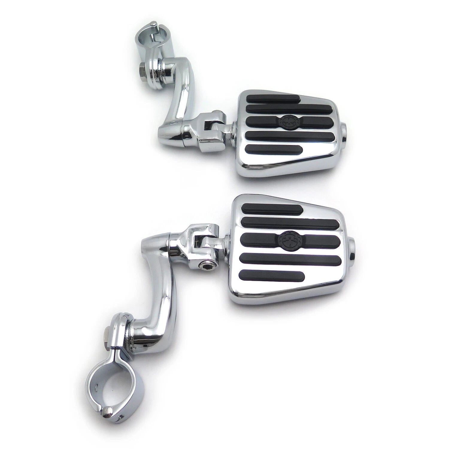 Gear Skull Foot Peg Rest for Harley Road King (1.25" 32mm)