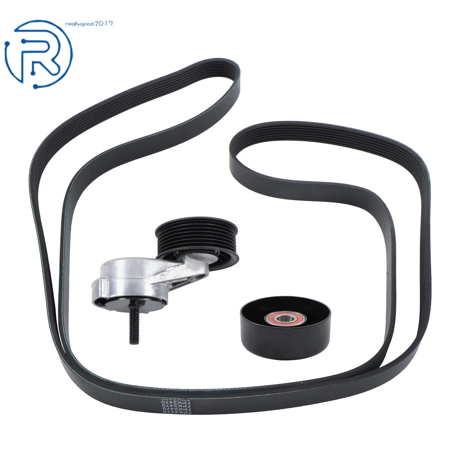 Serpentine Belt Tensioner Pulley Kit for Dodge D150 D250 D350 W150 W250 Dakota (1979–1996)