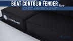 2-Pack Boat Fenders for Contour Bumper (23-1/2" x 6-7/8" x 2-1/2")