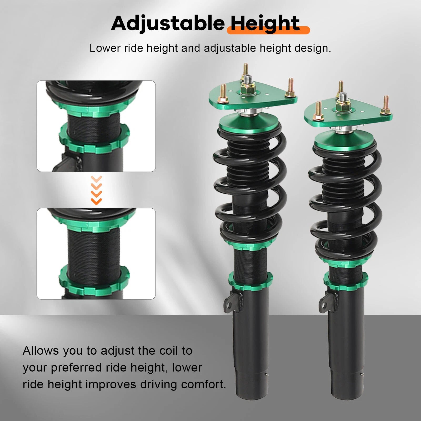 Coilovers for Mazda 3 (2004-2009) Adjustable Height Suspension