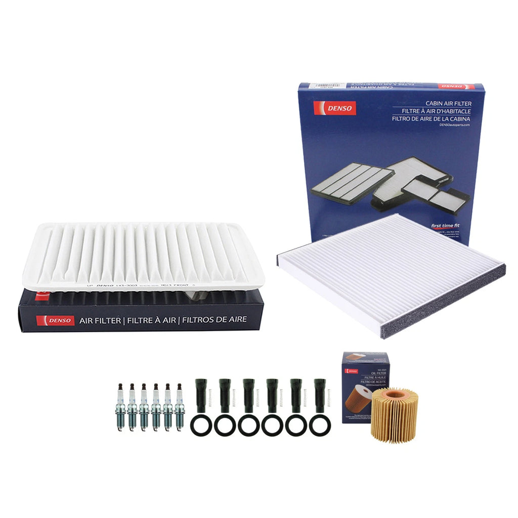 Tune Up Kit with NGK 6 Spark Plugs & Boots for RX350 Sienna (2007–2022)