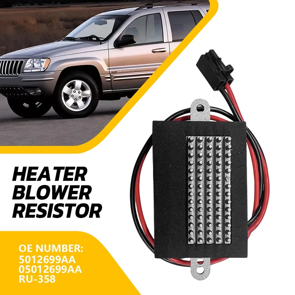 Blower Motor Resistor Regulator for Jeep Grand Cherokee (1999–2004) 5012699AA RU-358