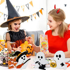 3 Pcs Cute Ghost Halloween Decorations for Home Shelf Display