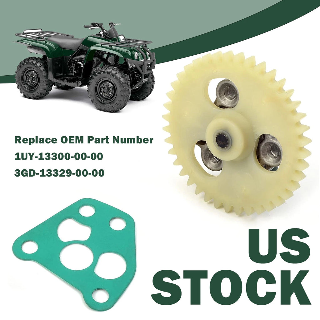 Oil Pump Gear Gasket for Yamaha Moto 4 350 YFM350ER (1987–1995) 1UY-13300-00