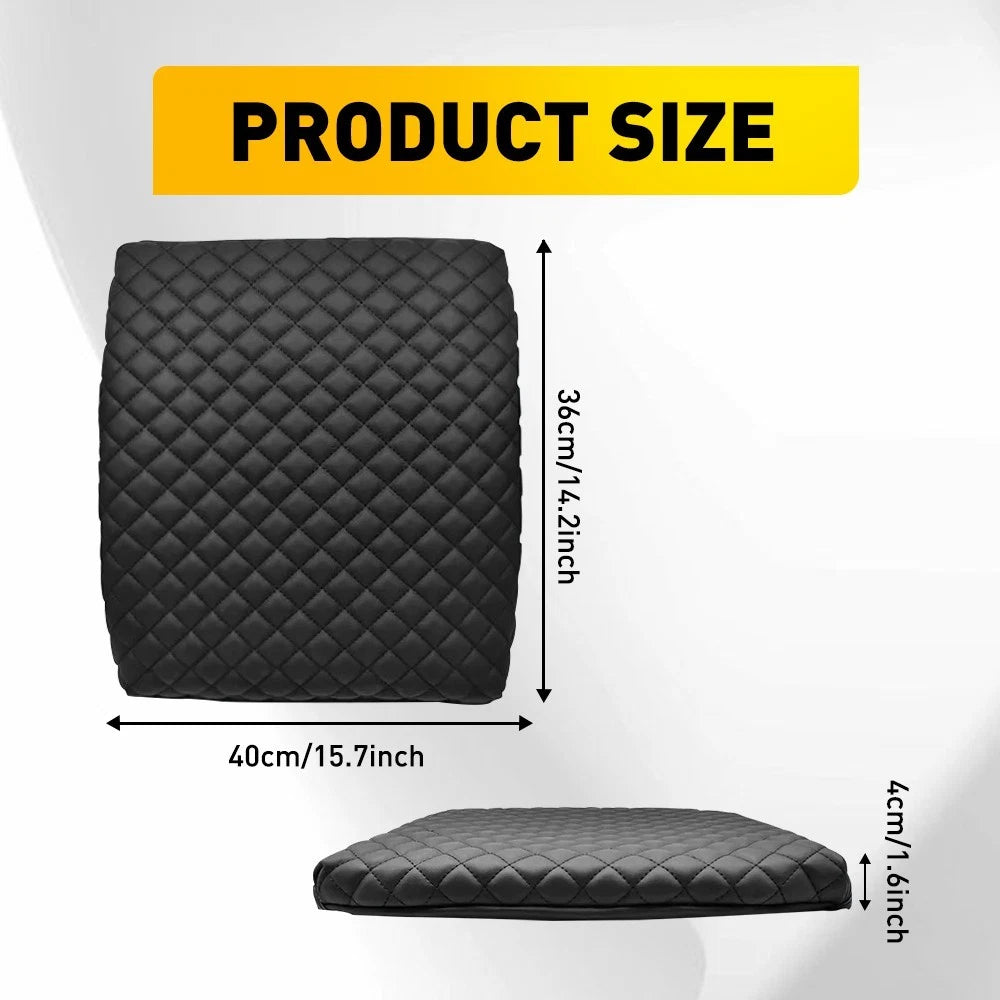 Leather Console Armrest Cover Pad for Dodge RAM (2019–2024)
