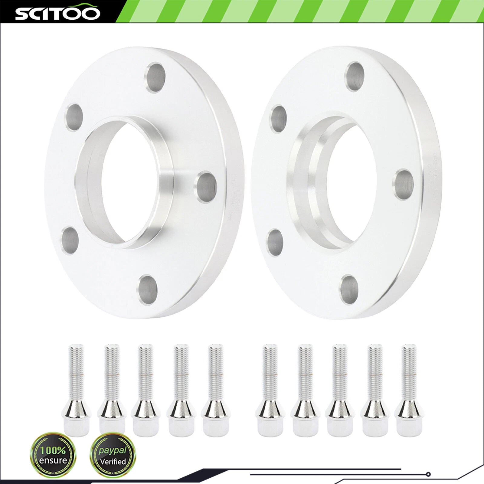 2X 15mm Hubcentric Wheel Spacers 5x120 12x1.5 for BMW 528i 335i 530xi 328i 535i (2008–2016)