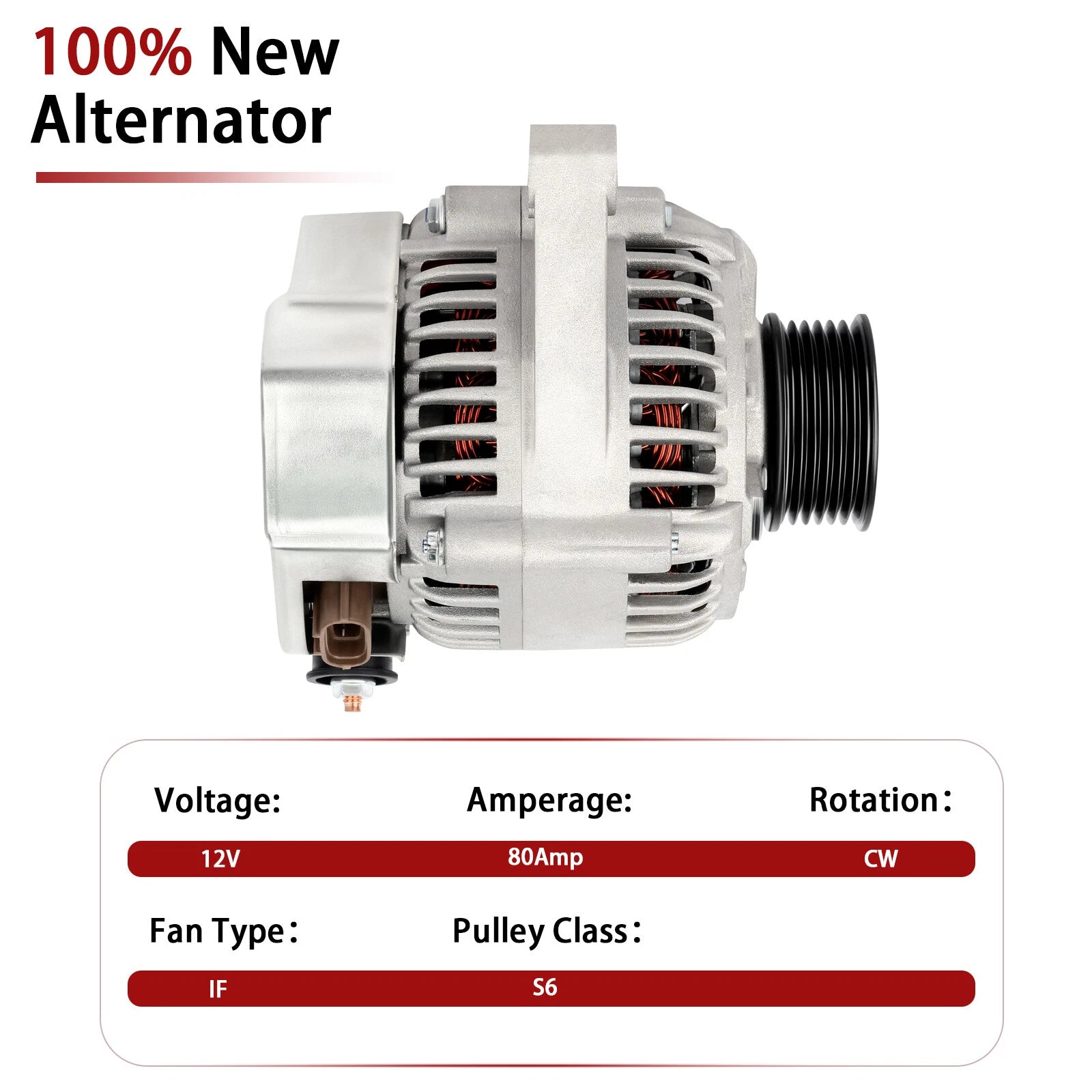 Alternator for Lexus ES300 (1997-2001) 80 Amp