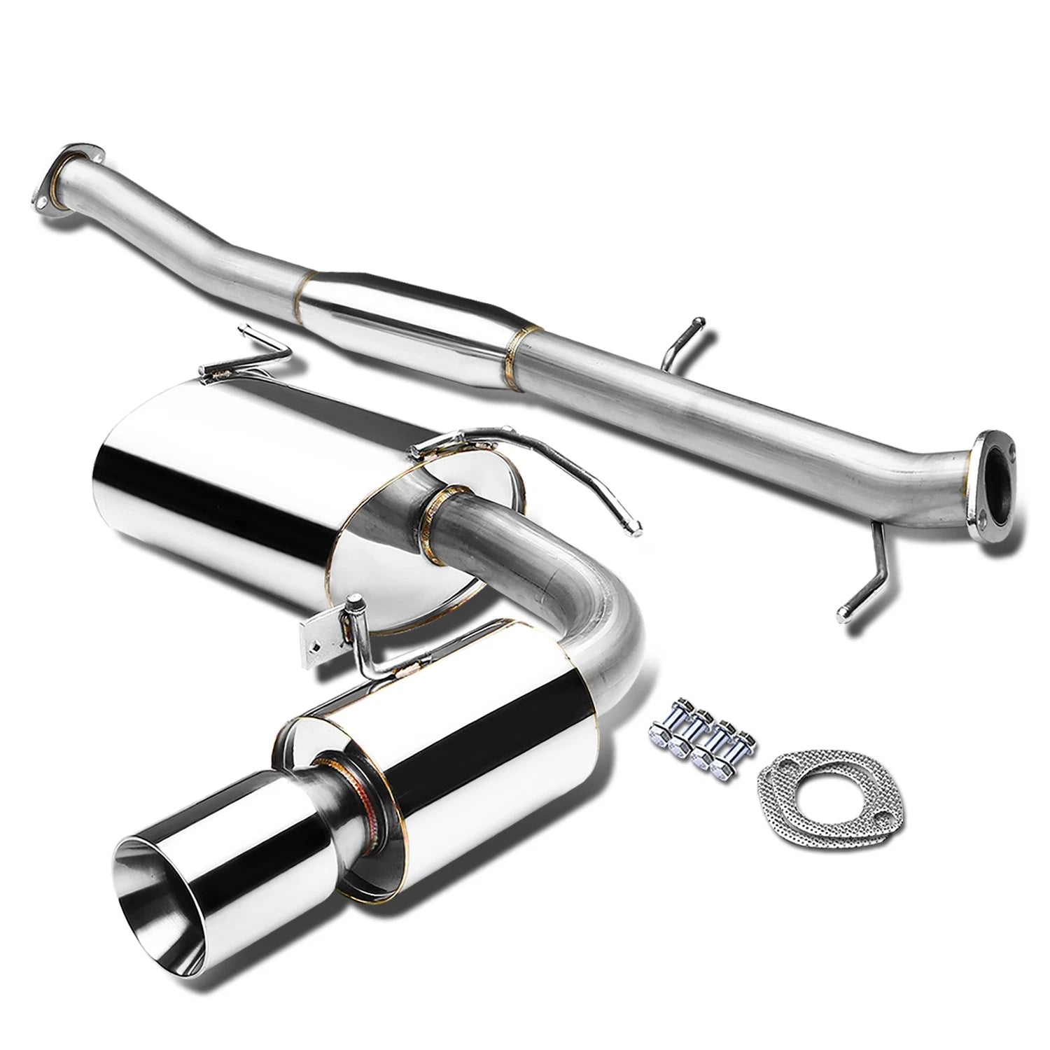 3.5" Rolled Tip Stainless Exhaust Catback System for Mazda Miata MX-5 (1990–1997)