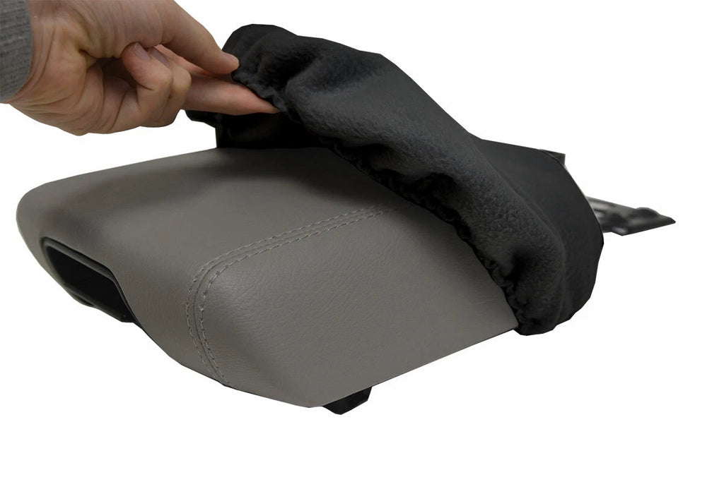 Center Console Lid Armrest Cover for Kia Sedona (2015–2020) Black Fleece