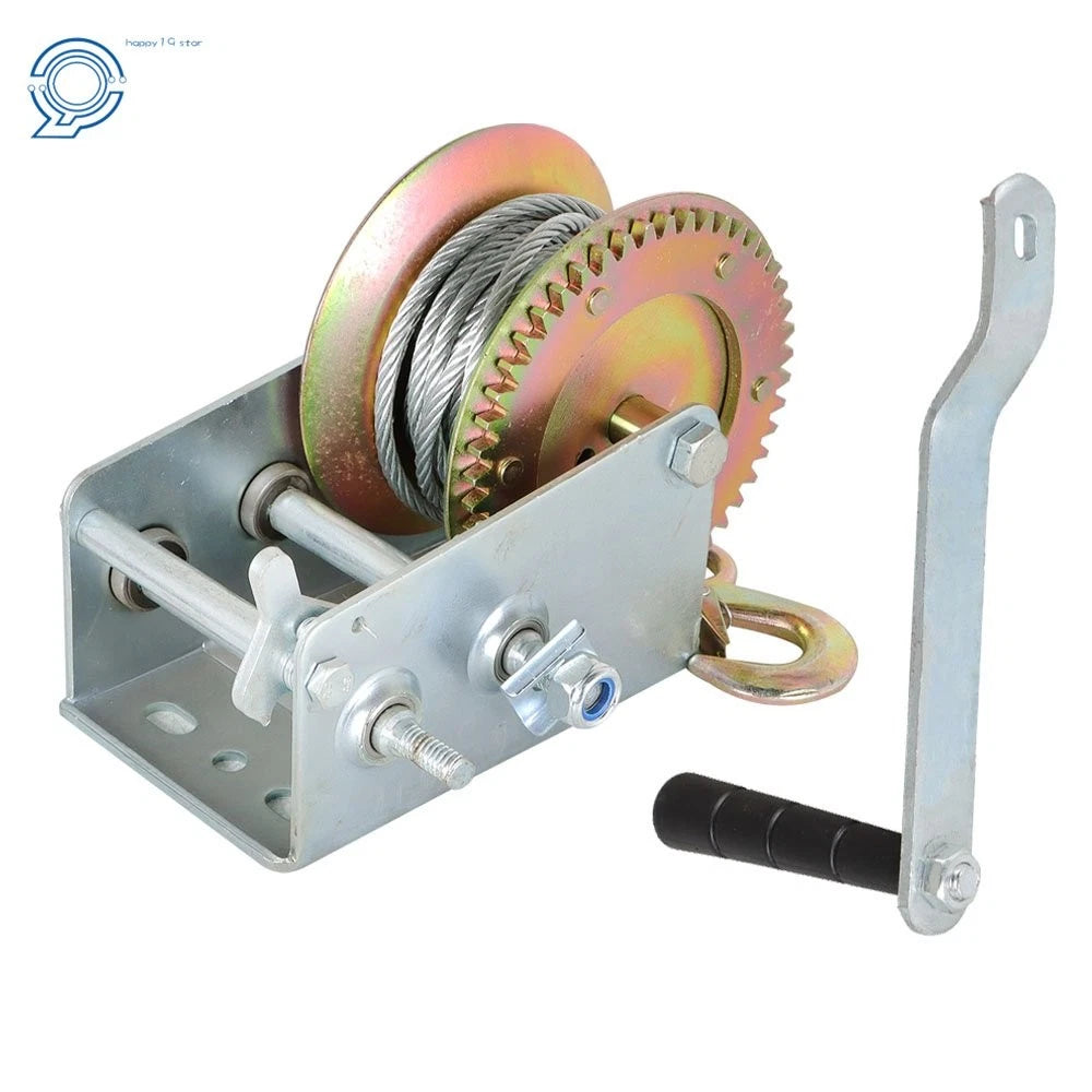 Hand Crank Winch for Trailer (3500 lbs)