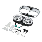 5.75" Dual LED Headlight Lamp Projector for Harley Road Glide FLTR (1998–2013)