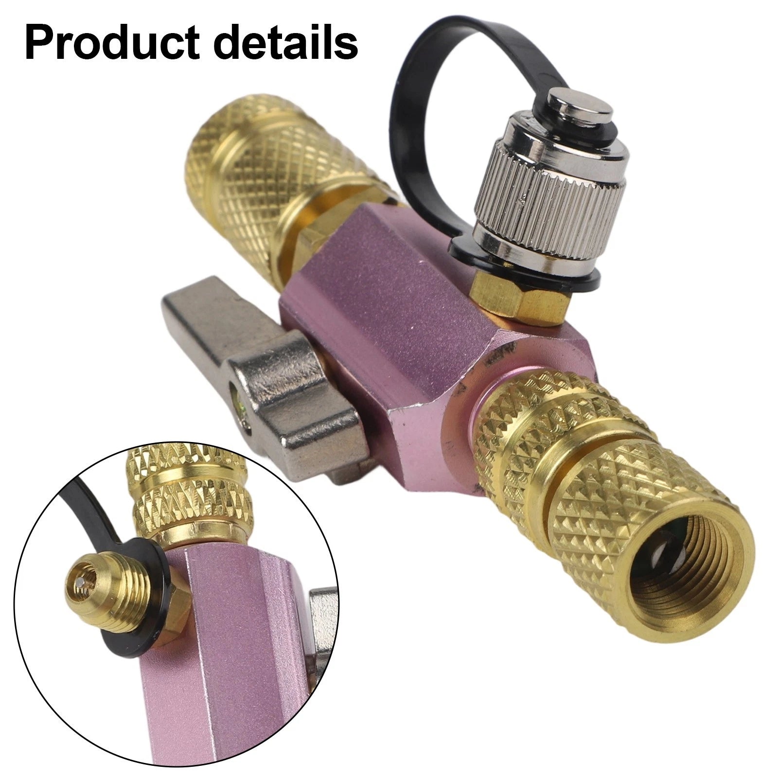 Vacuum Rated Valve Core Tool for R410A 516 Female Flare & 14 Male Flare