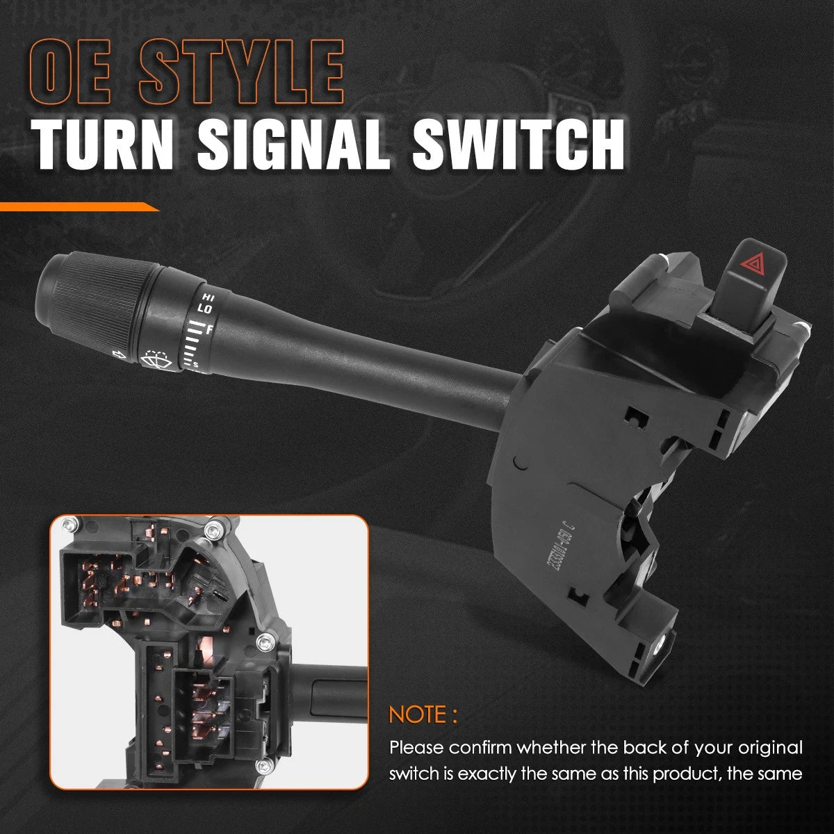 Headlight Dimmer Turn Signal Hazard Wiper Switch for Ford Mustang (1994–1998)