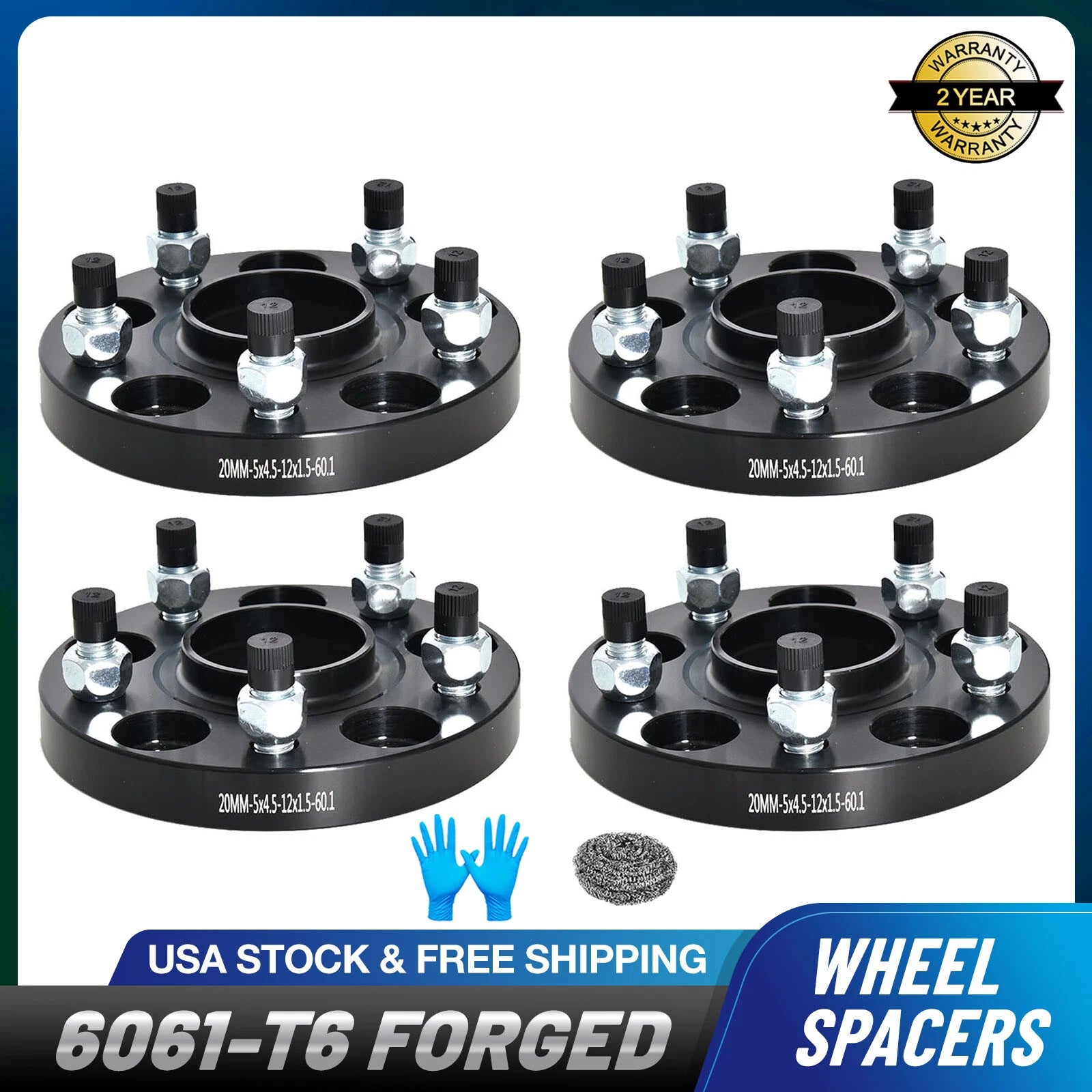 Set of 4 Hubcentric Wheel Spacers for Toyota Camry Lexus (YYYY–YYYY)