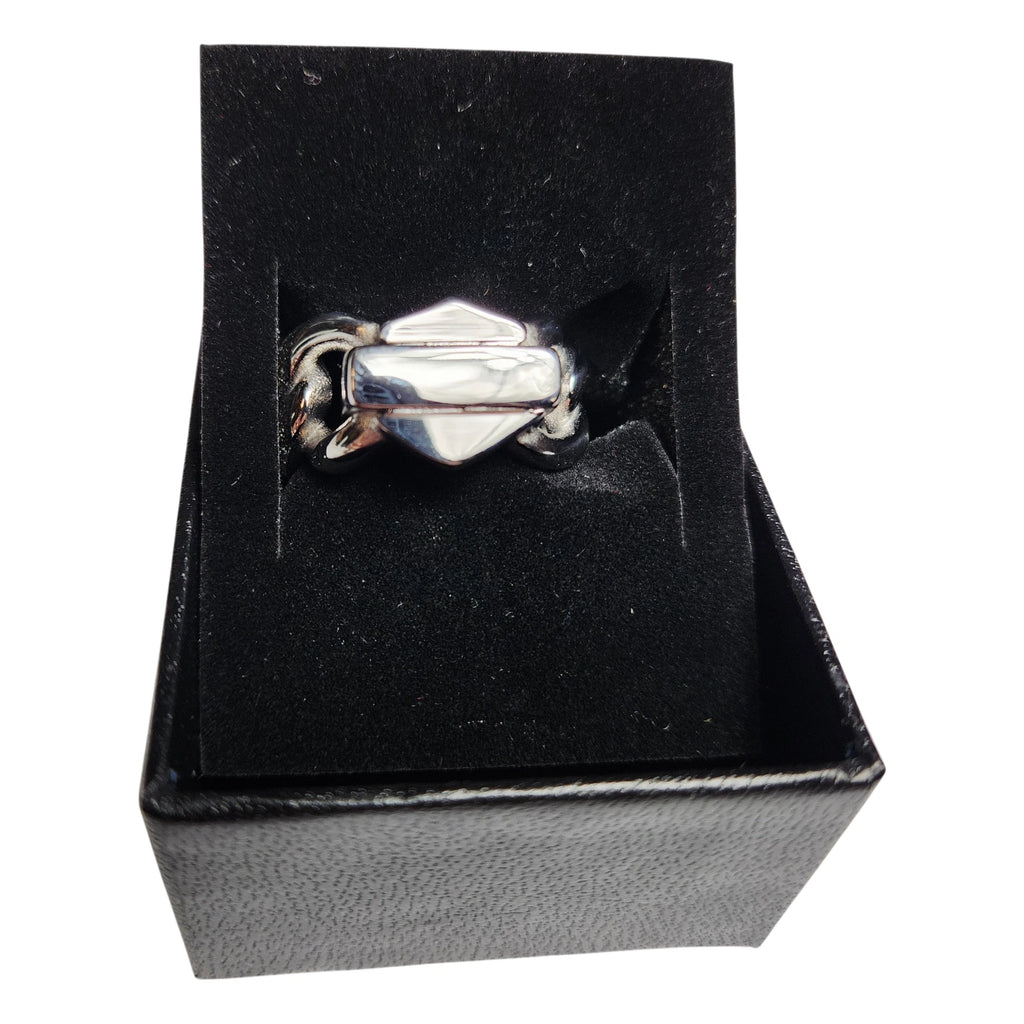 Men's Stainless Steel Biker Ring Size 14 for Harley-Davidson (OEM 34R00342-14)