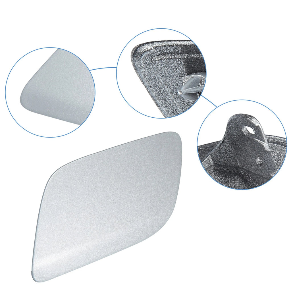Front Left Driver Bumper Headlight Washer Nozzle Cover for Audi 