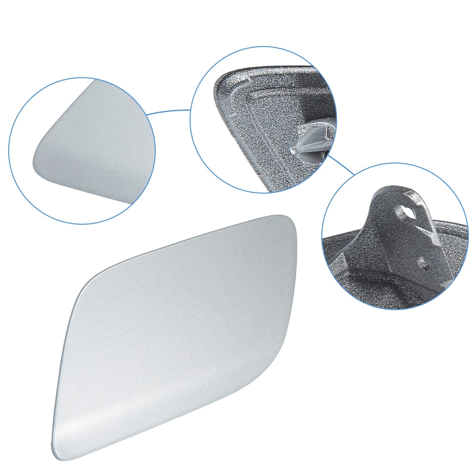 Front Left Driver Bumper Headlight Washer Nozzle Cover for Audi 