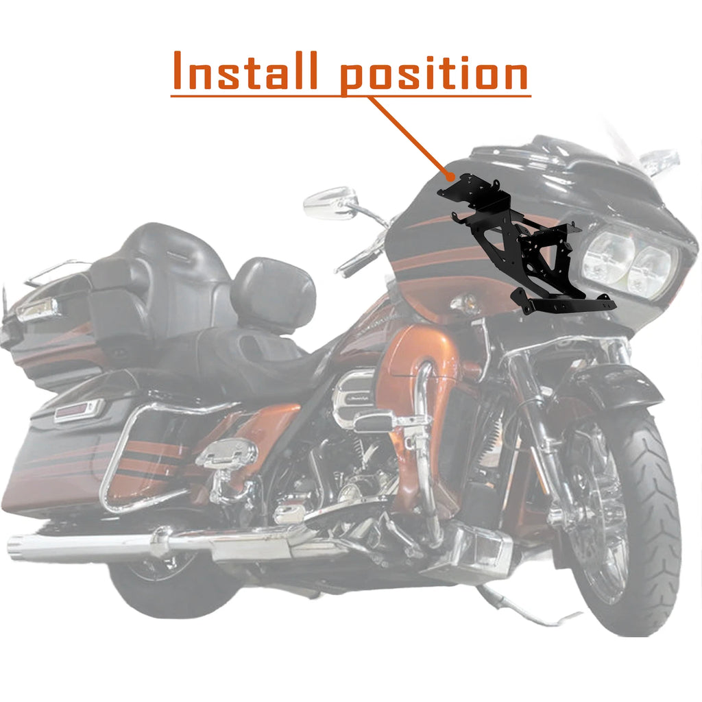 Inner Fairing Radio Caddy Mounting Bracket for Harley Road Glide (2015–2023)