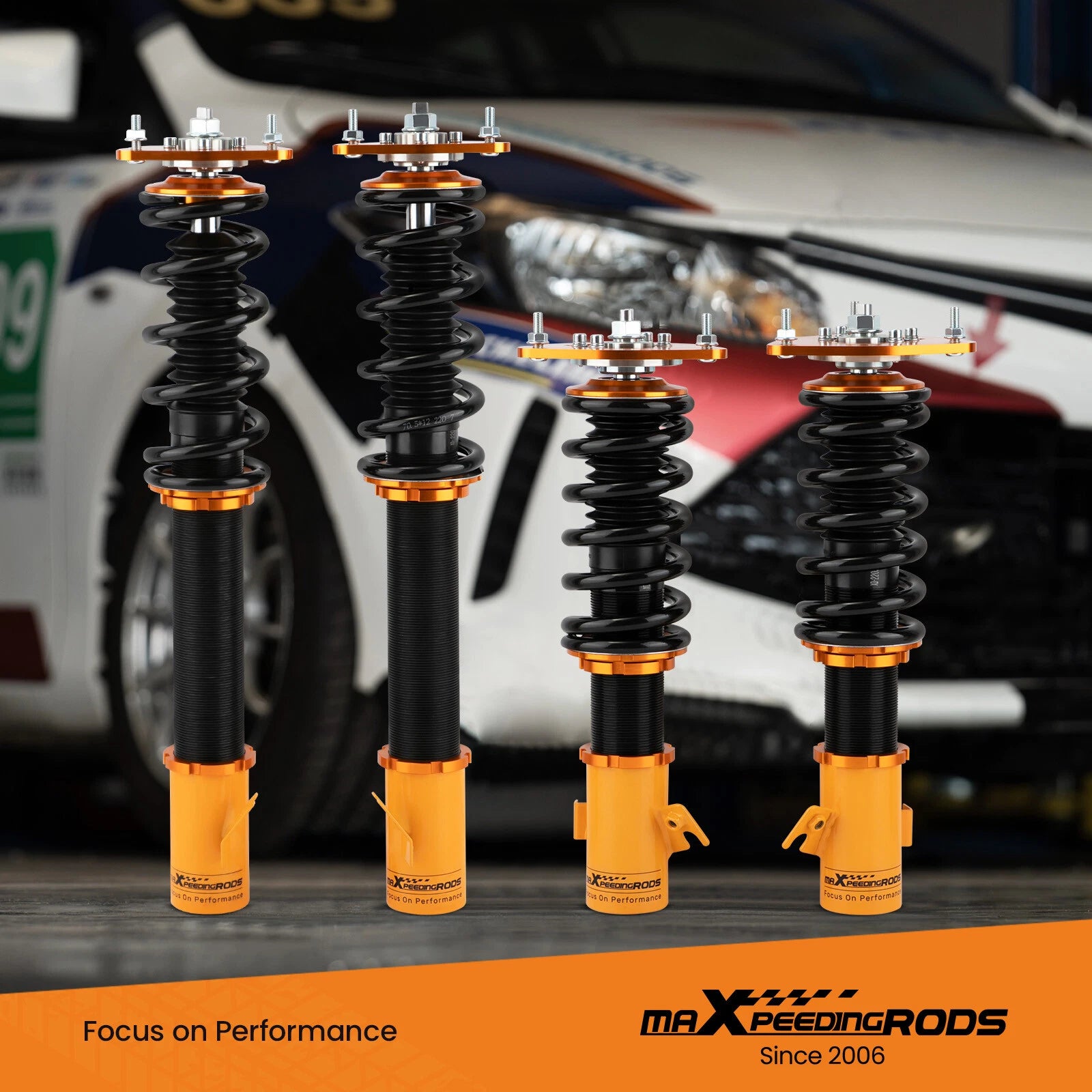 Adjustable Coilovers Suspension Kit for Subaru Impreza WRX (2000-2007)