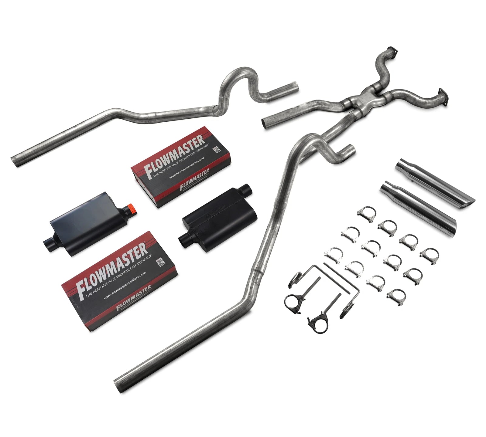 Dual Exhaust System for Ford Crown Victoria P71 (2004–2011) Flowmaster Super 44